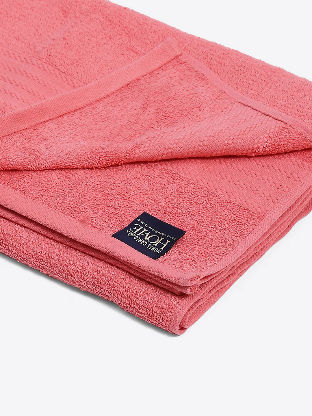 Pink Cotton Solid 400 GSM Bath Towel (Jazz) - Image 3