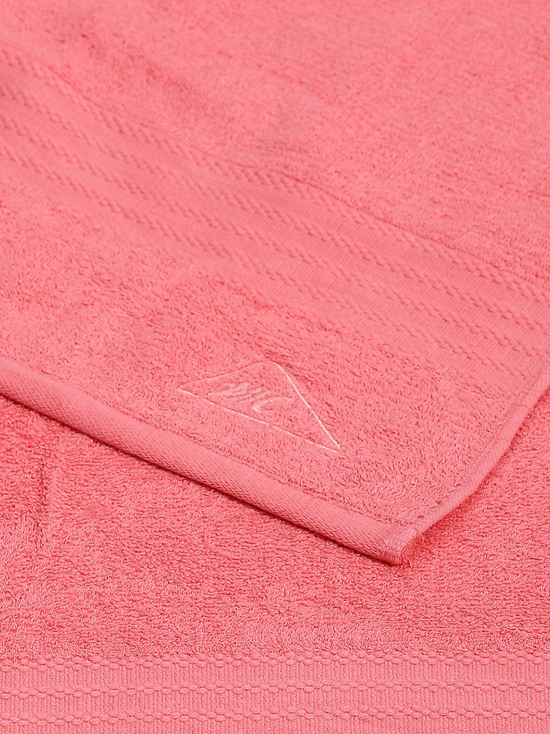 Pink Cotton Solid 400 GSM Bath Towel (Jazz) - Image 4