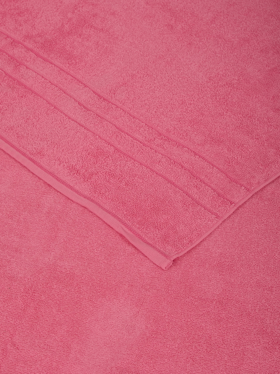 Pink Pure Cotton Solid 340 GSM Car Towel 1 Piece (Soho Collection) - Image 5