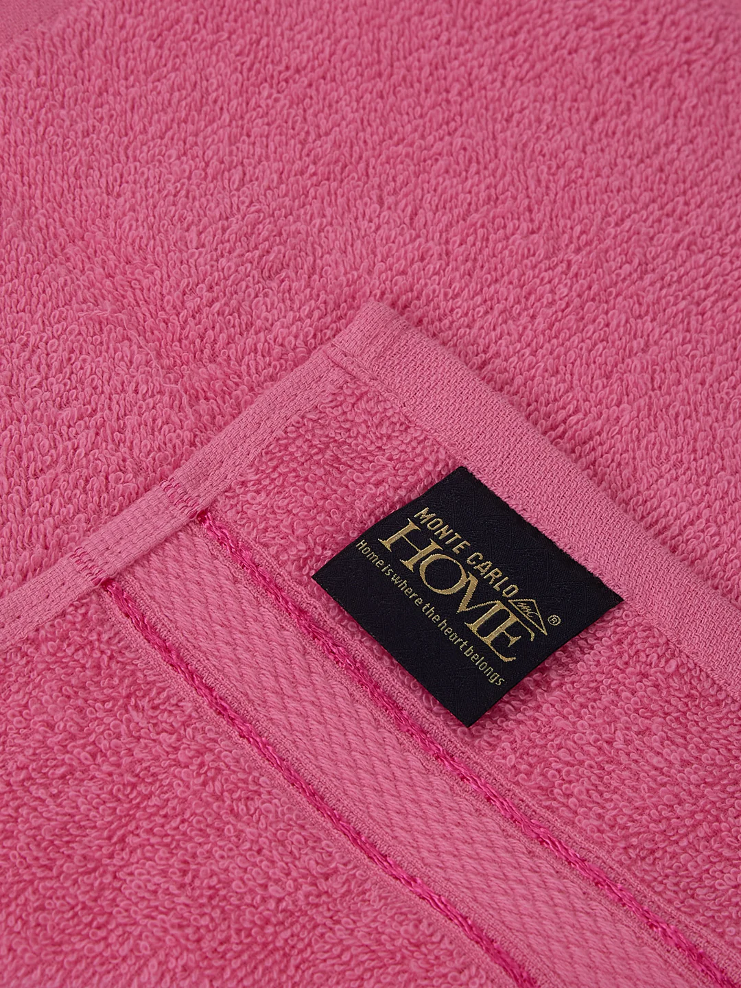 Pink Pure Cotton Solid 400 GSM Face Towel 4 Pc Set (Jasper Collection) - Image 5
