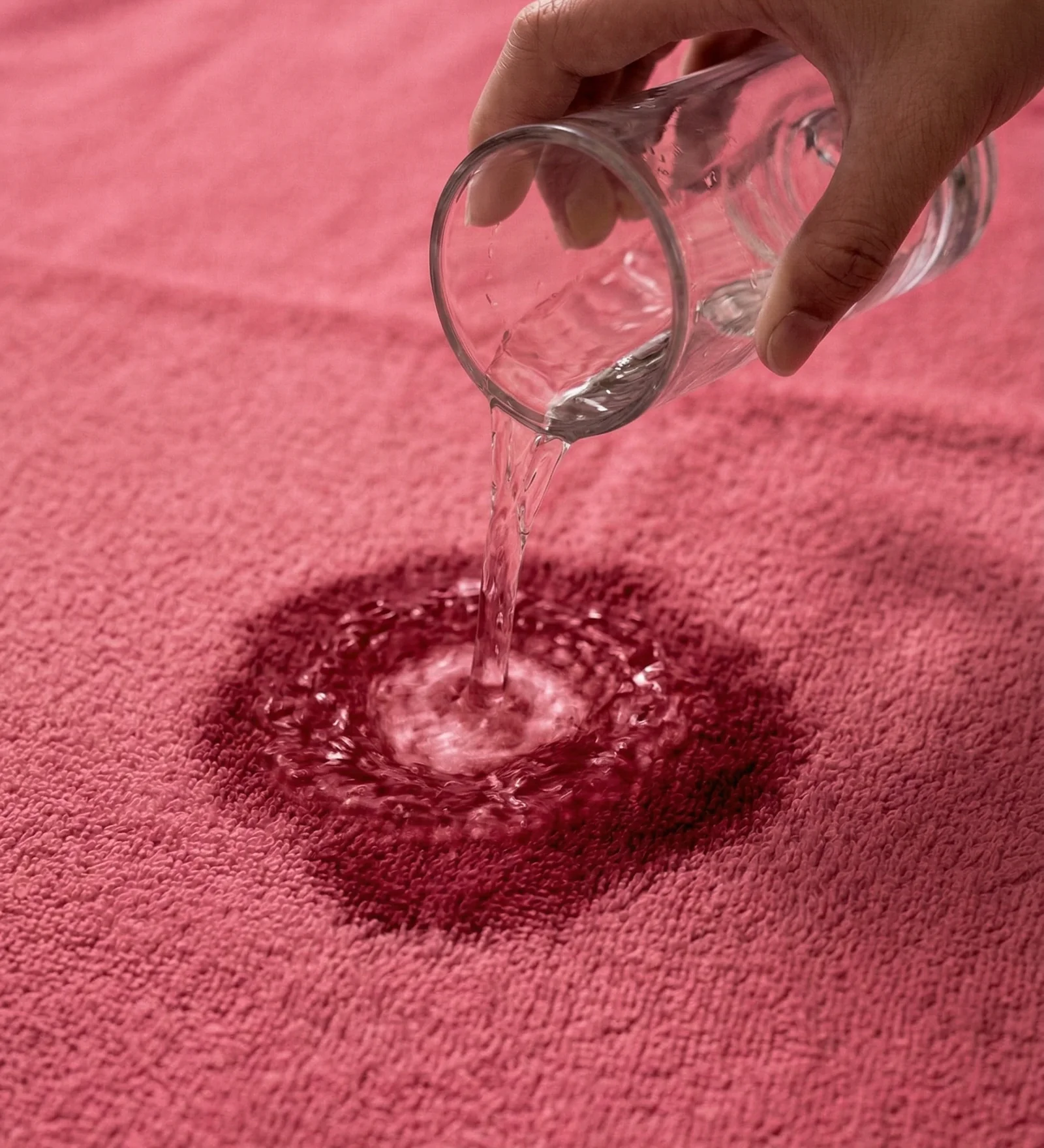 Pink Pure Cotton Solid 450 GSM Bath Towel 1 Piece (Oasis Collection) - Image 3