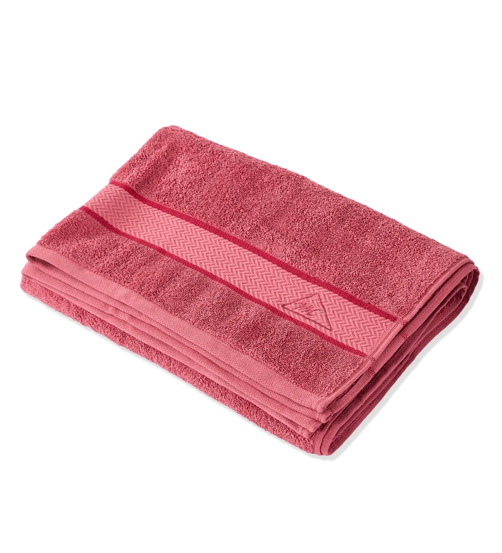 Pink Pure Cotton Solid 450 GSM Bath Towel 1 Piece (Oasis Collection) - Image 4