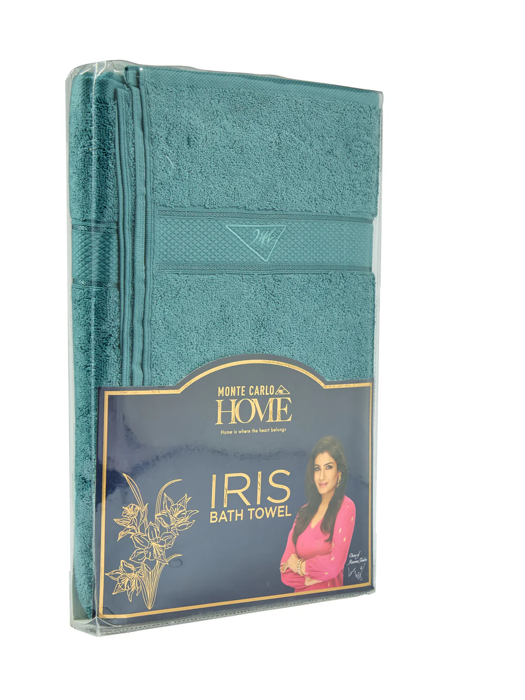 Premium Bristol Blue 100% Cotton Solid 525 GSM Bath Towel Iris 1 Pc Pvc Pack - Image 9
