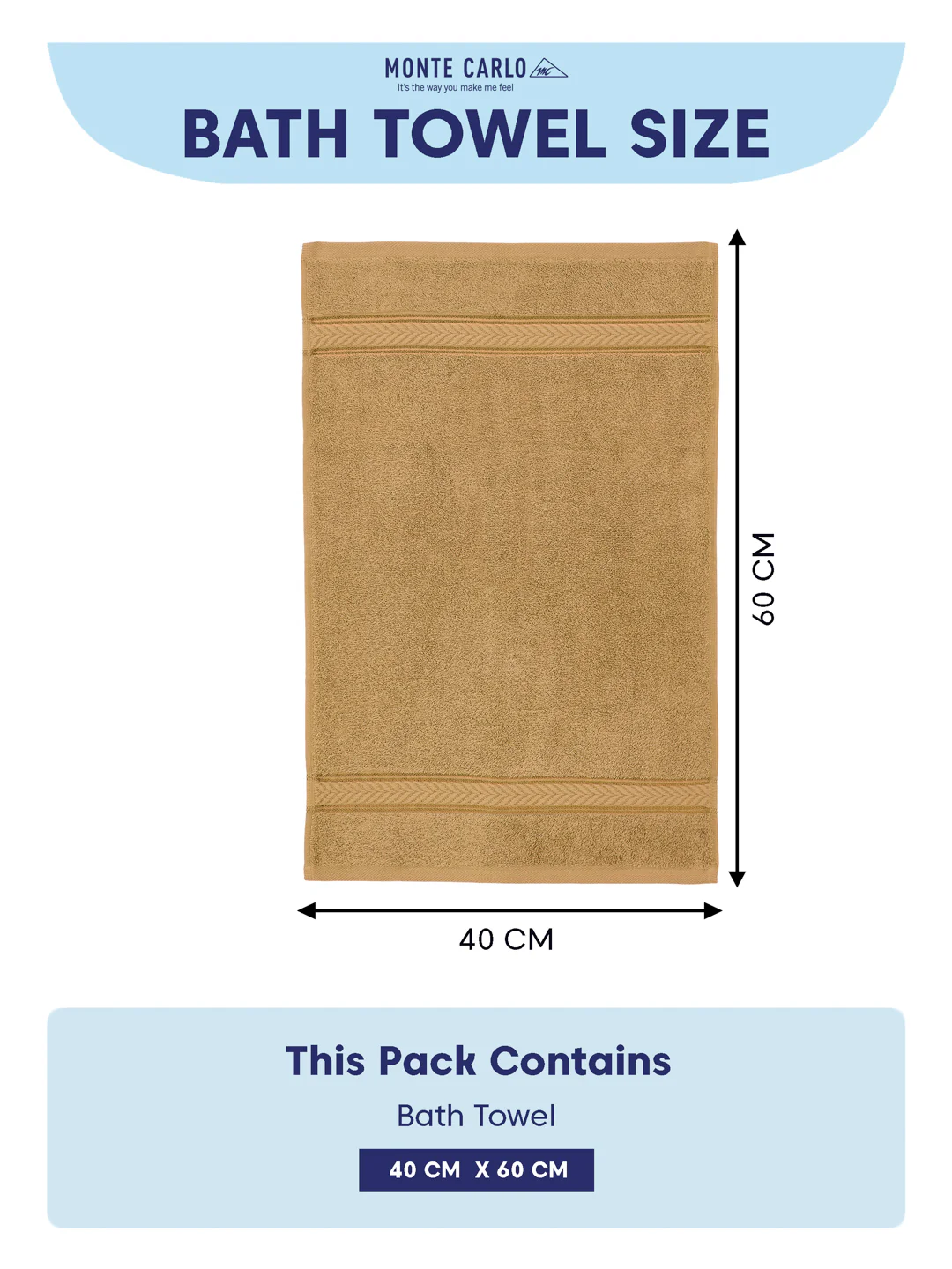 Premium Camel Brown 100% Cotton Solid 525 GSM Hand Towel Amber 2 Pc Set Pvc Pack - Image 10