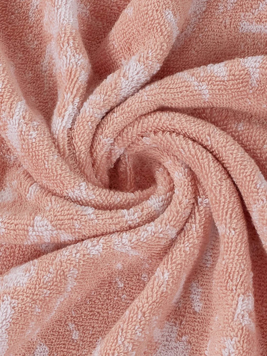 Premium Dusty Rose 100% Cotton Self Design 525 GSM Bath Towel Santorini 1 Pc Pvc Pack - Image 7