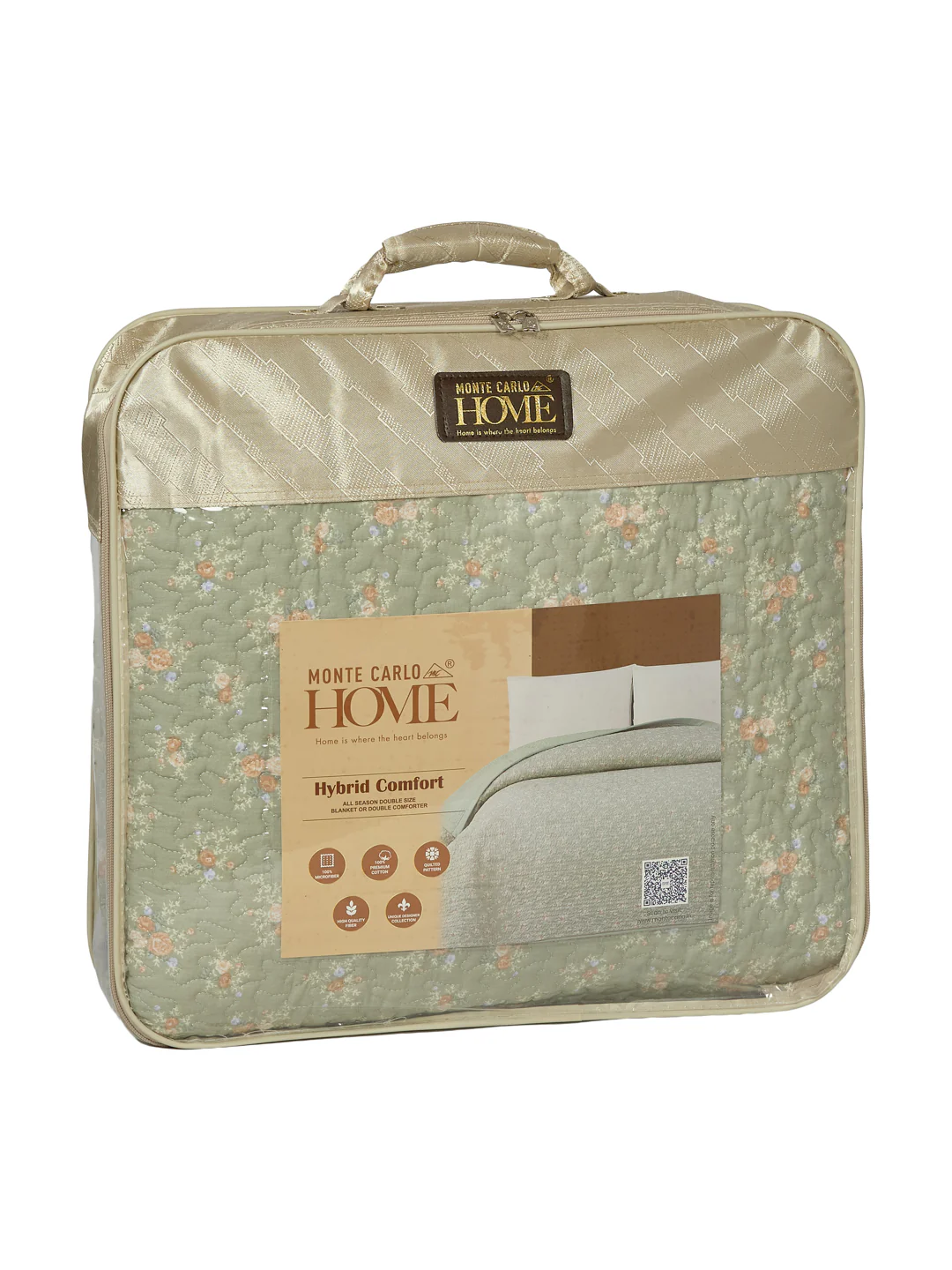 Premium Floral Print King Size 3 Ply 90 GSM Comforter Comfort Collection Weight 2.3 kg - Image 11