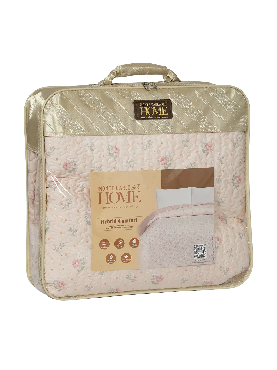 Premium Floral Print King Size 3 Ply 90 GSM Comforter Comfort Collection Weight 2.3 kg - Image 11
