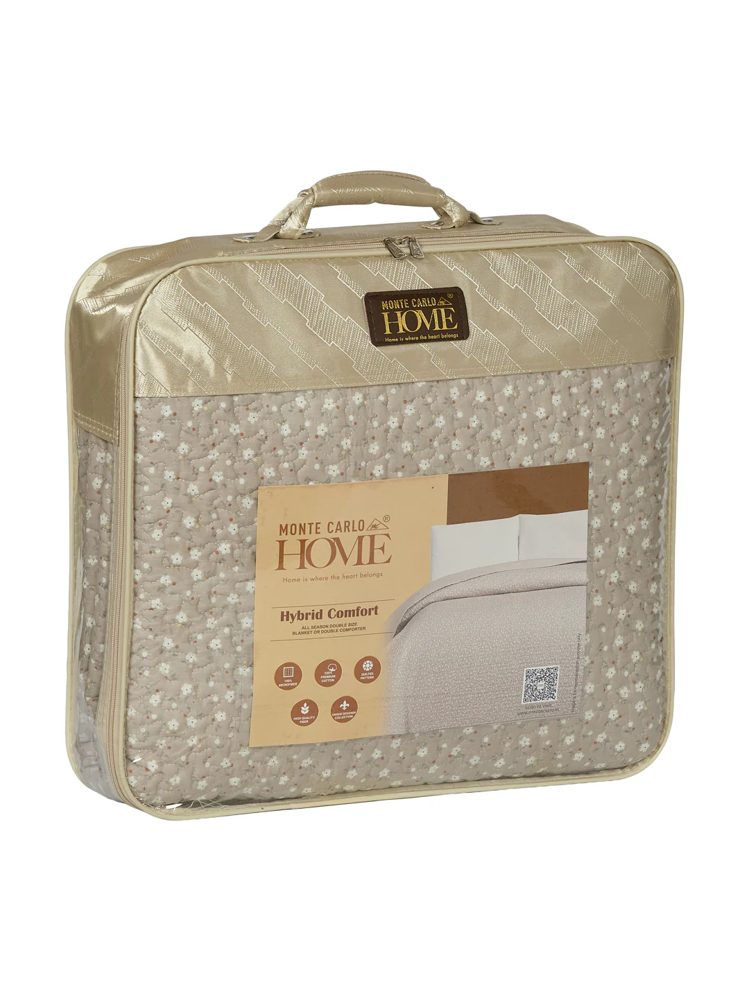 Premium Floral Print King Size 3 Ply 90 GSM Comforter Comfort Collection Weight 2.3 kg - Image 11