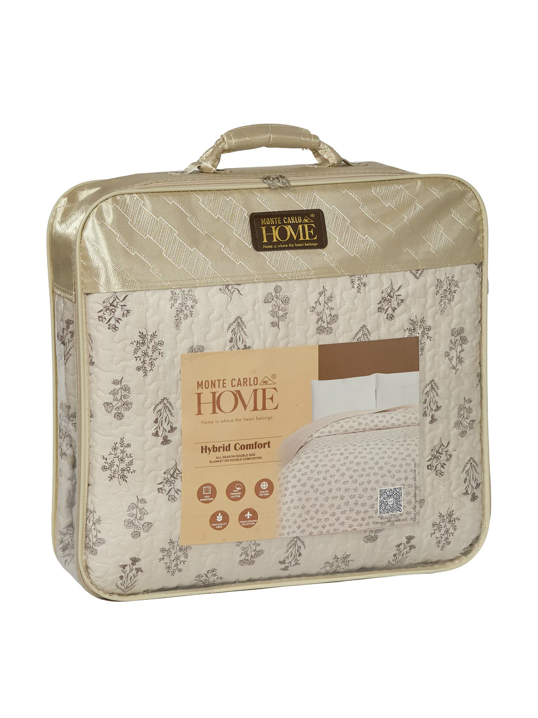 Premium Floral Print King Size 3 Ply 90 GSM Comforter Comfort Collection Weight 2.3 kg - Image 11