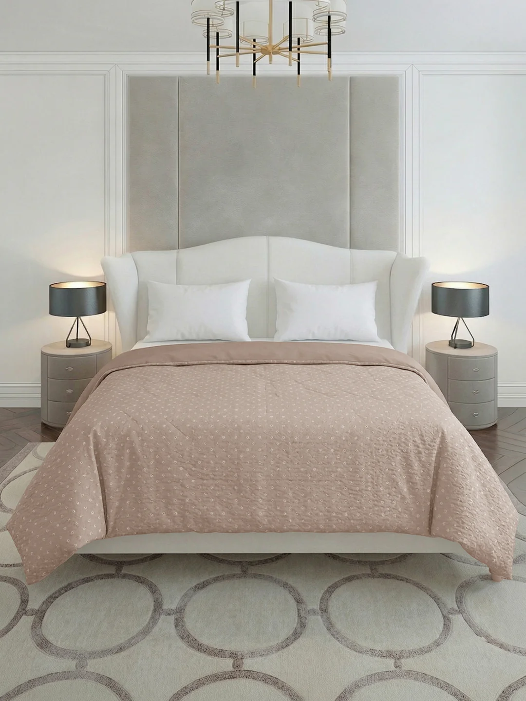 Premium Motif King Size 3 Ply 90 GSM Comforter Comfort Collection Weight 2.3 kg - Image 3