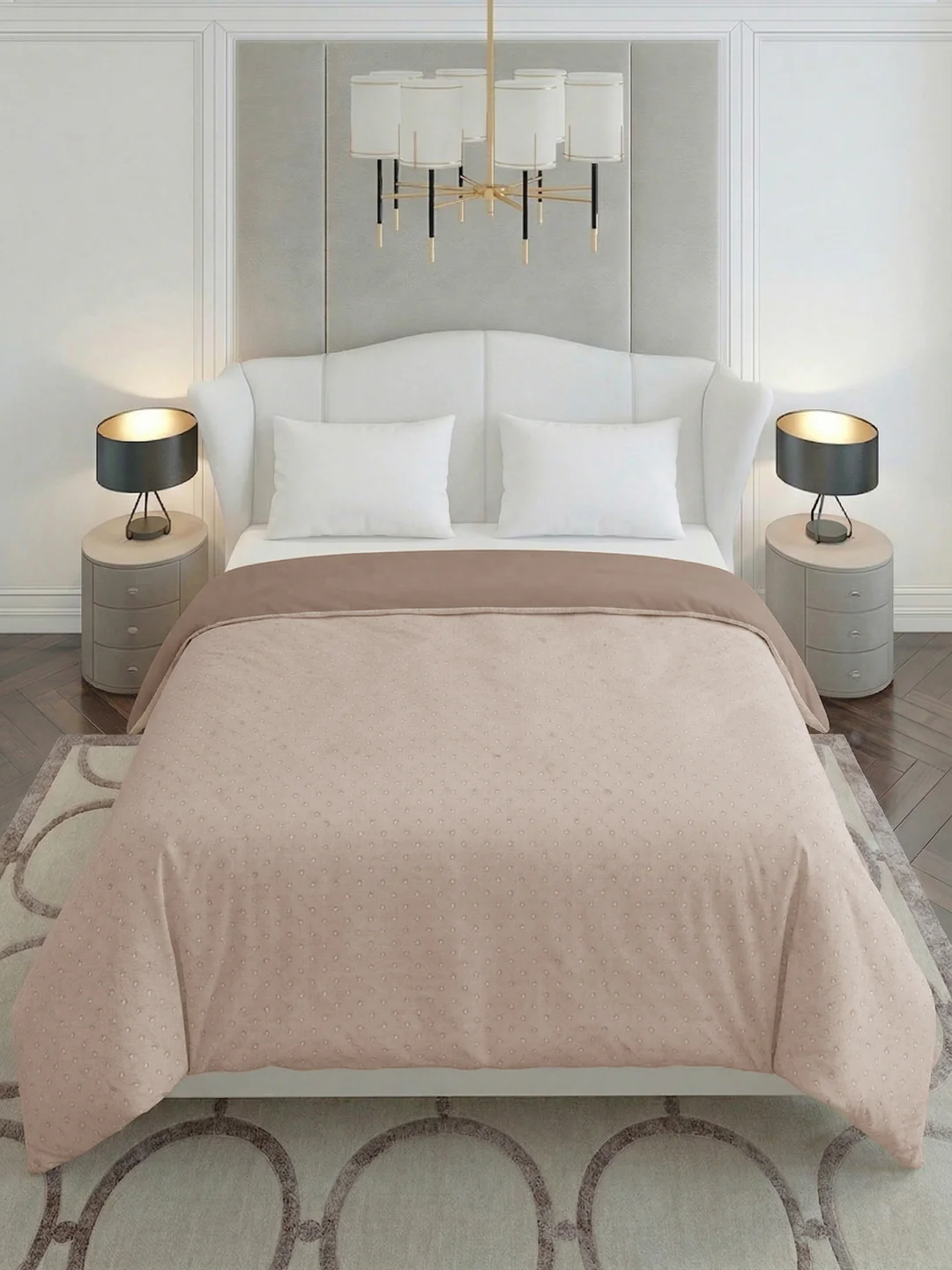 Premium Motif King Size 3 Ply 90 GSM Comforter Comfort Collection Weight 2.3 kg - Image 4