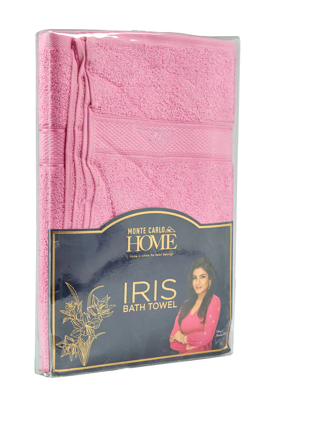 Premium Prism Pink 100% Cotton Solid 525 GSM Bath Towel Iris 1 Pc Pvc Pack - Image 9