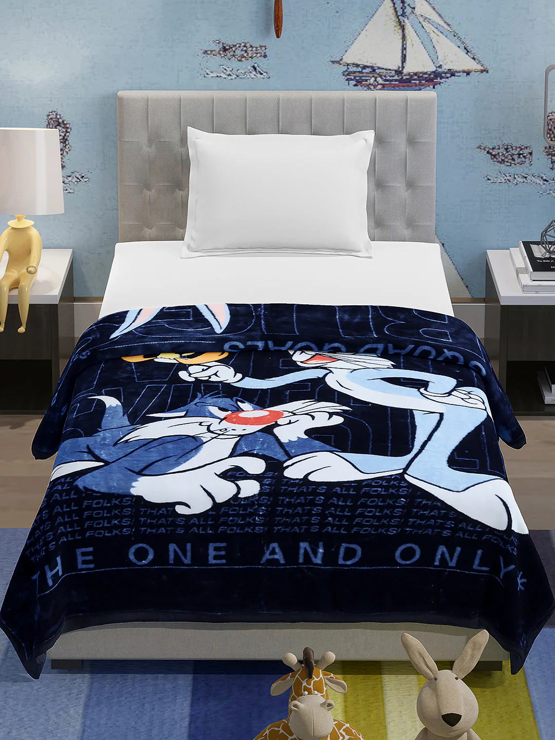 Printed Baby Blanket 1 Ply, 576 GSM, 1.9 kg (Super Hero) - Image 2