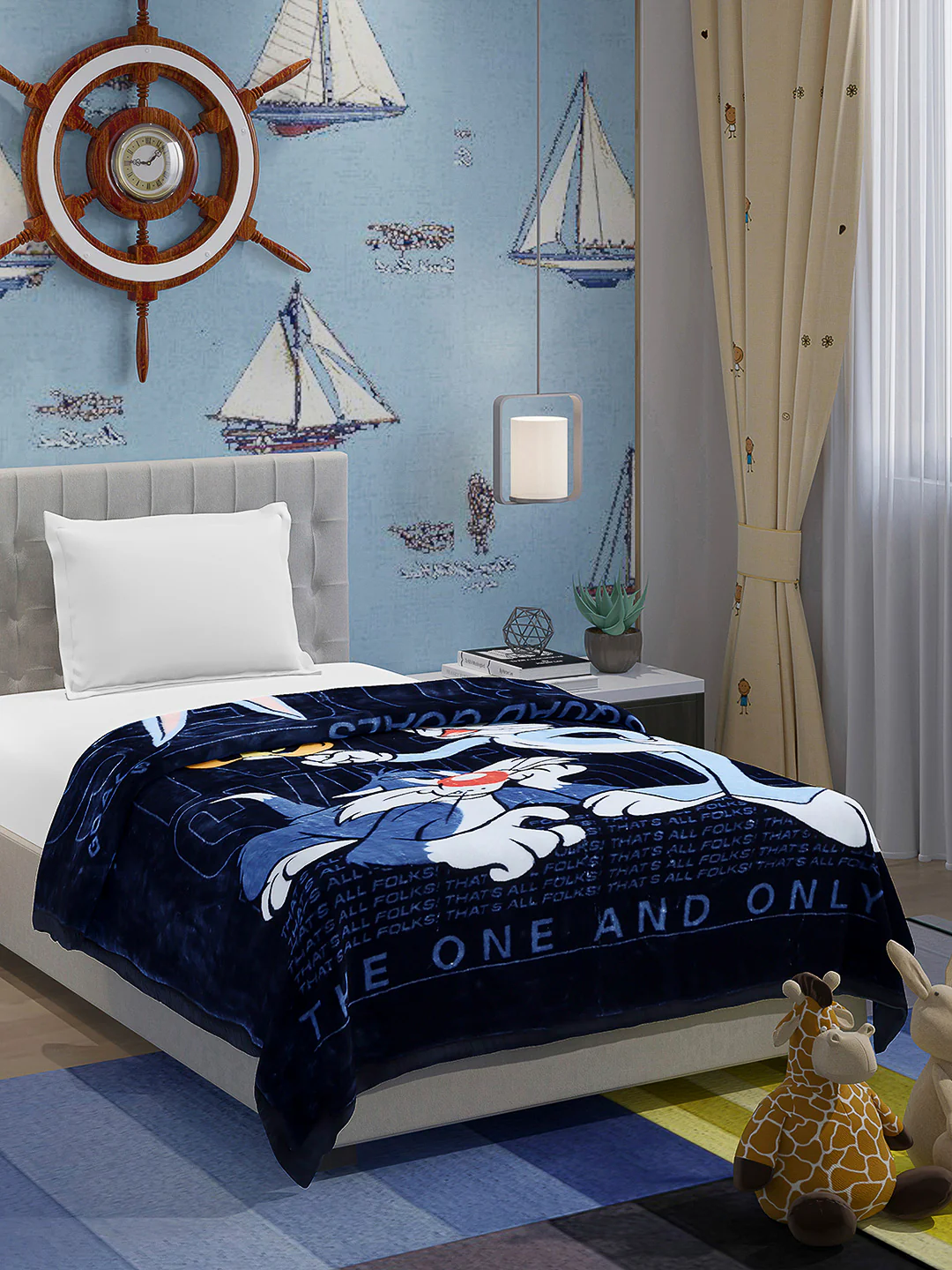 Printed Baby Blanket 1 Ply, 576 GSM, 1.9 kg (Super Hero) - Image 4