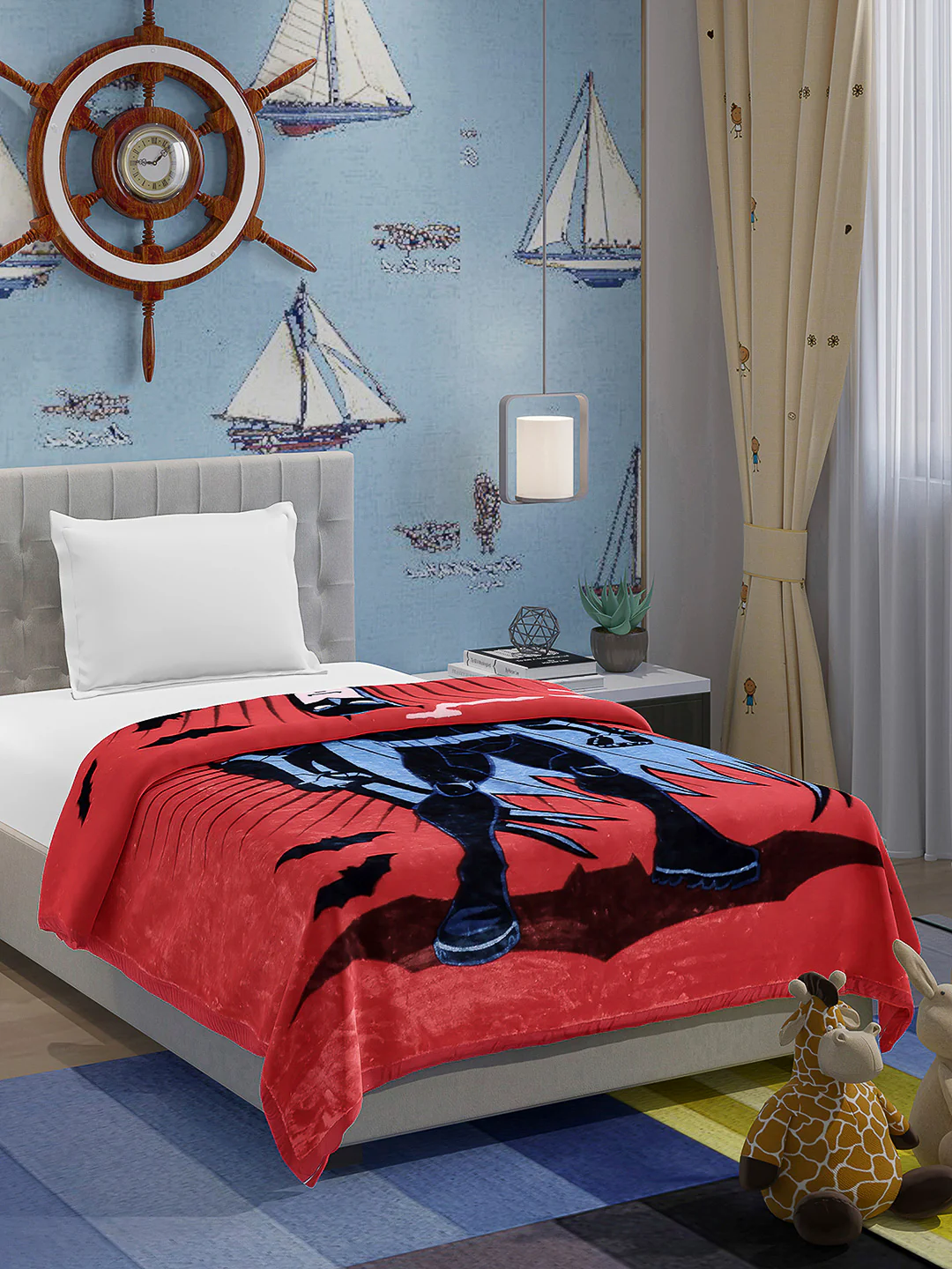 Printed Baby Blanket 1 Ply, 576 GSM, 1.9 kg (Super Hero) - Image 4