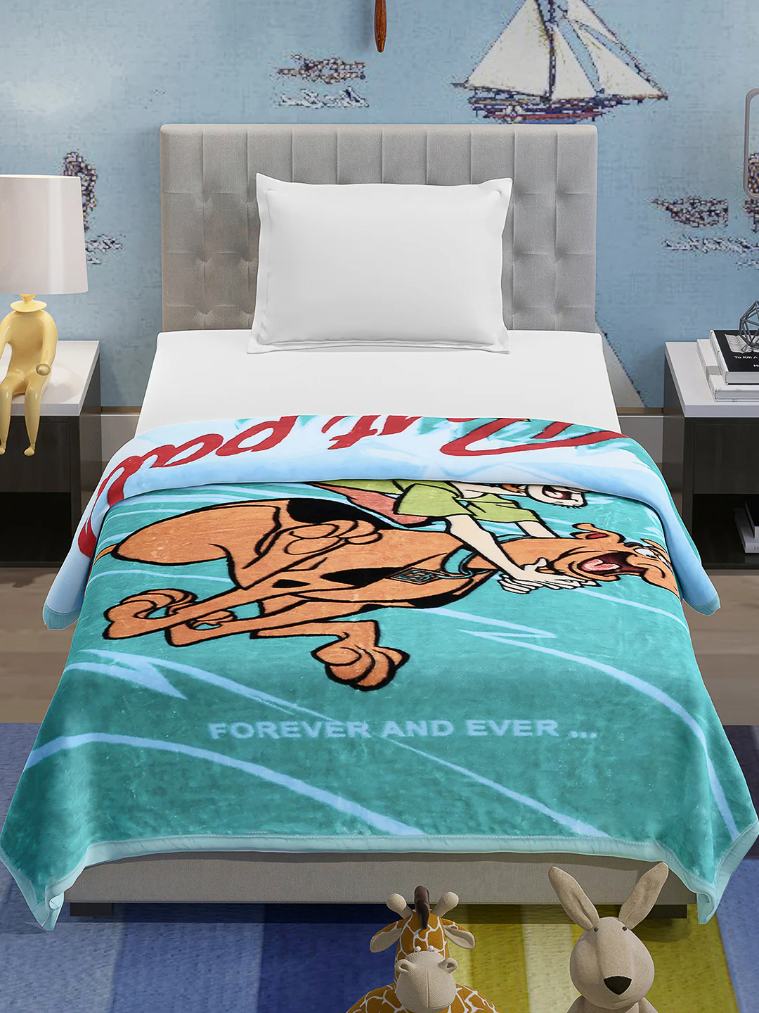 Printed Baby Blanket 1 Ply, 576 GSM, 1.9 kg (Super Hero) - Image 2
