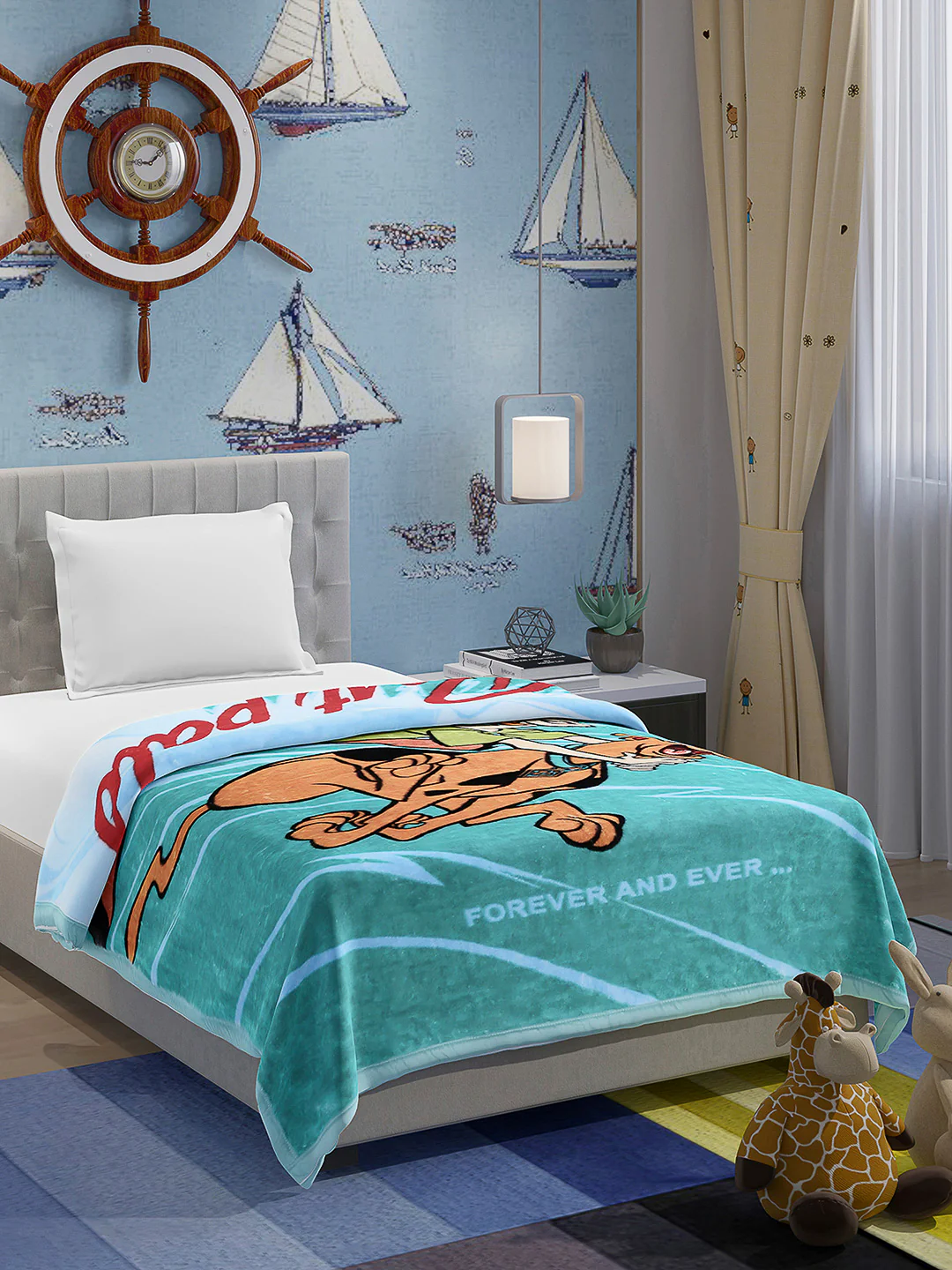 Printed Baby Blanket 1 Ply, 576 GSM, 1.9 kg (Super Hero) - Image 4