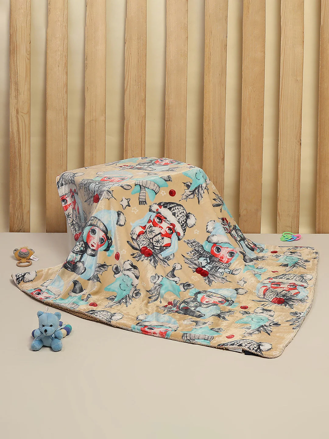 Printed Baby Blanket 2 Ply, 519 GSM, Weight 0.8 kg (Sherlock) - Image 2