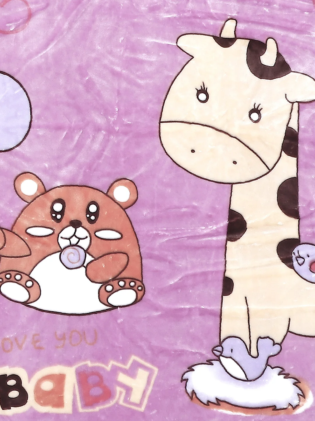Printed Baby Blanket 2 Ply, 550 GSM, Weight 0.5 kg (Donald) - Image 4