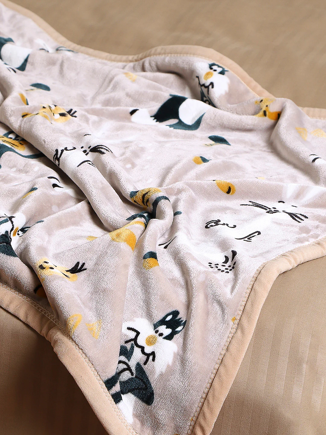 Printed Baby Blanket 2 Ply, 625 GSM, 0.55 kg (Twister) - Image 2
