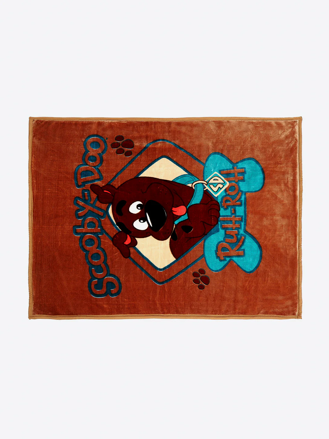 Scooby Doo Printed Soft Plush Cartoon Network Brown Baby Blanket - Image 4