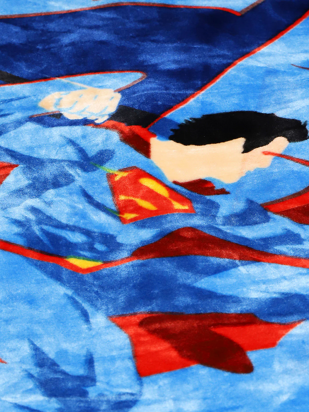 Superman Printed Ultra-Soft Cartoon Network Blue Baby Blanket - Image 2
