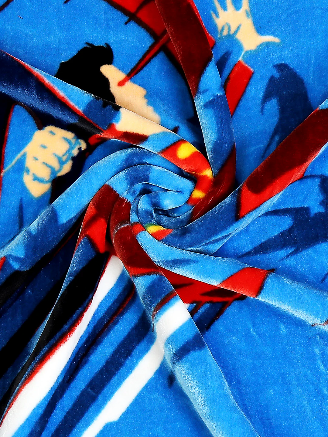 Superman Printed Ultra-Soft Cartoon Network Blue Baby Blanket - Image 6