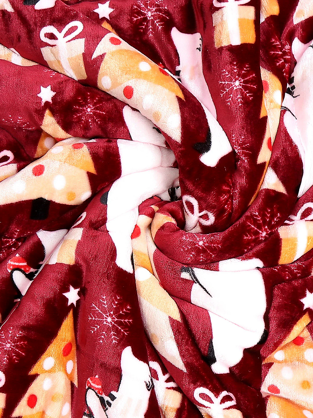 Printed Baby Blanket 3 Ply, 1609 GSM 5Pcs Set (1 Baby Comforter, 1 Bedsheet, 1 Neck Pillow & 2 Bolster) - Image 7