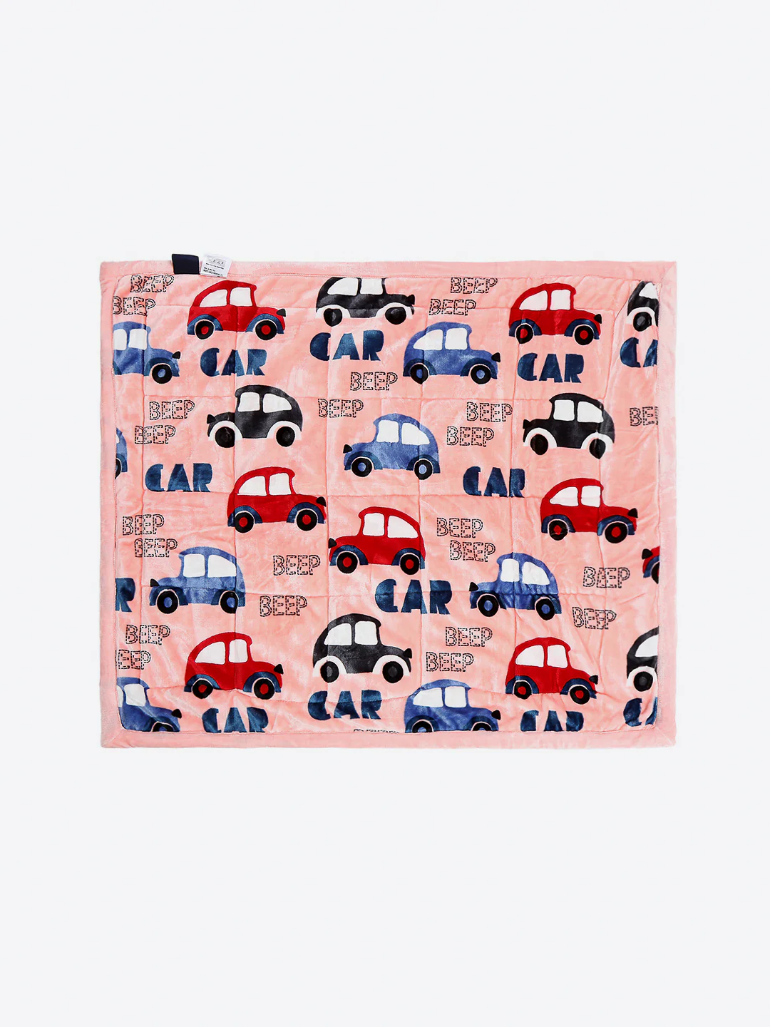 Printed Baby Blanket 3 Ply, 1609 GSM 5Pcs Set (1 Baby Comforter, 1 Bedsheet, 1 Neck Pillow & 2 Bolster) - Image 5