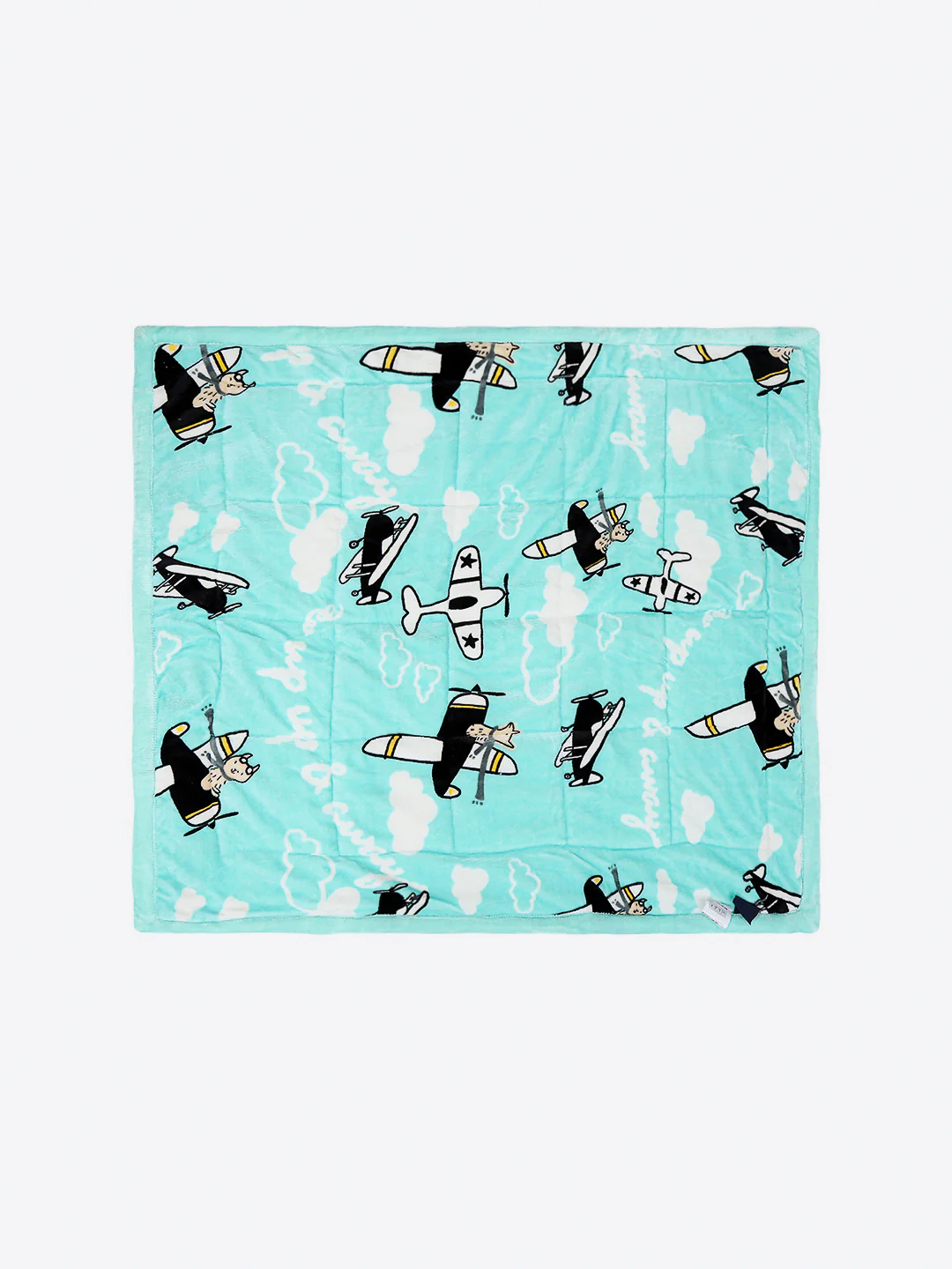 Printed Baby Blanket 3 Ply, 1609 GSM 5Pcs Set (1 Baby Comforter, 1 Bedsheet, 1 Neck Pillow & 2 Bolster) - Image 5