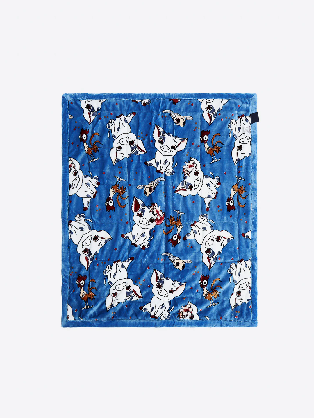 Moana Print Plush Soft Disney Blue Baby Blanket Set with Matching Comforter, Bedsheet, Neck Pillow, and Bolsters - Image 5