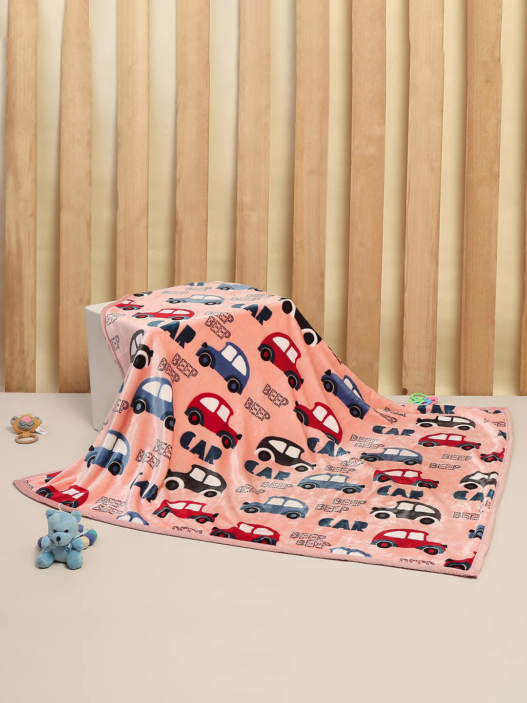 Printed Baby Blanket For Winter 1 Ply, 600 GSM, Weight 1.5 kg (Jackjill) - Image 2