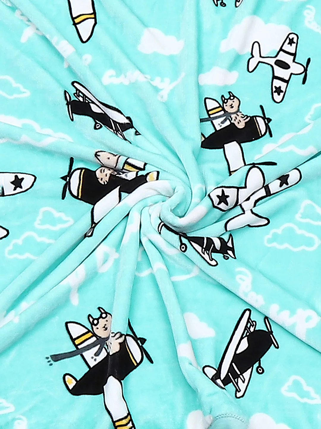 Printed Baby Blanket For Winter 1 Ply, 600 GSM, Weight 1.5 kg (Jackjill) - Image 4