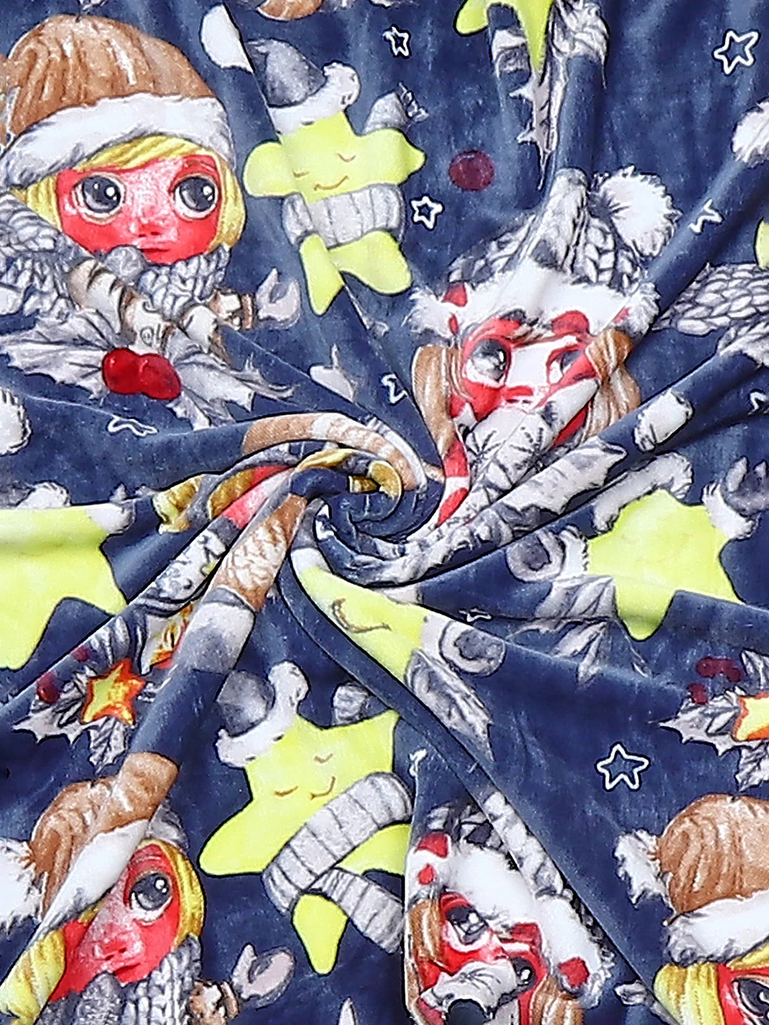 Printed Baby Blanket For Winter 1 Ply, 600 GSM, Weight 1.5 kg (Jackjill) - Image 4