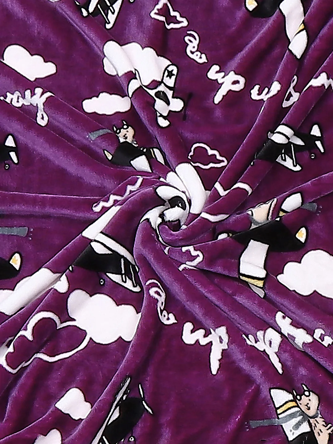 Printed Baby Blanket For Winter 1 Ply, 600 GSM, Weight 1.5 kg (Jackjill) - Image 4