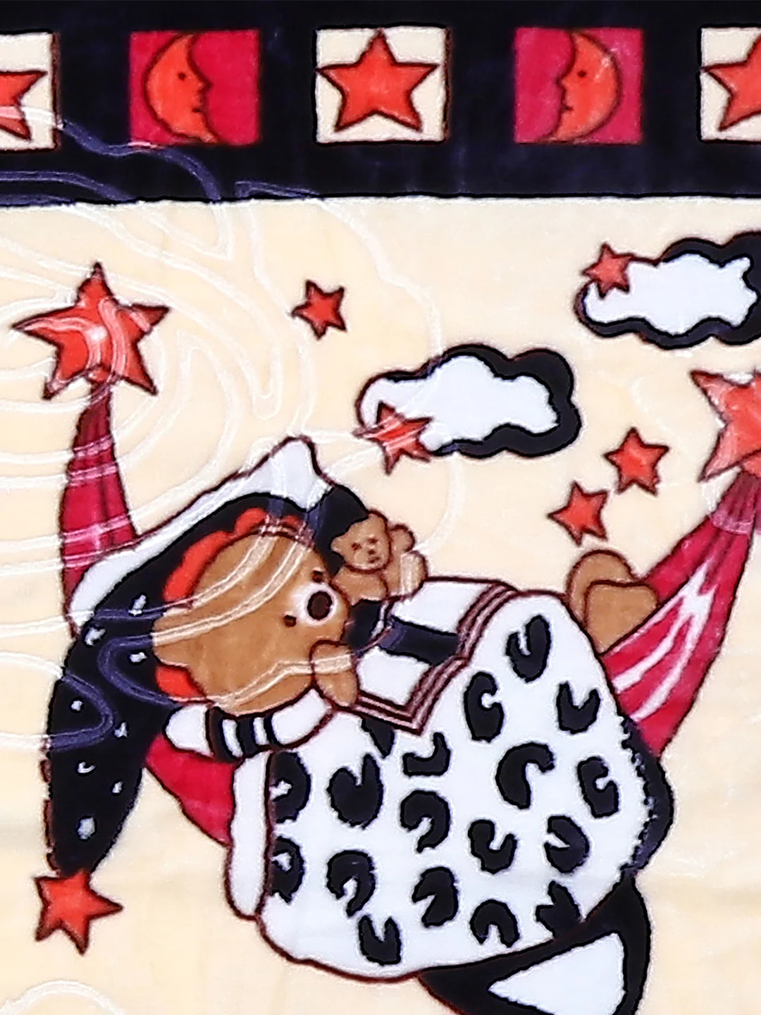 Printed Baby Blanket For Winter 1 Ply, 625 GSM, Weight 0.55 kg (Toddler) - Image 3