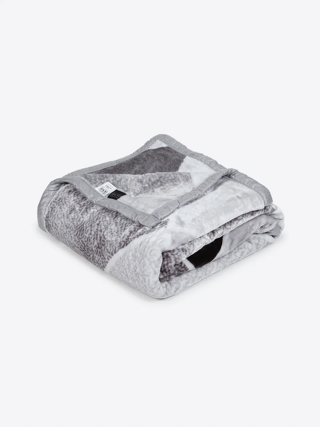 Printed Double Bed 1 Ply, 606 GSM Blanket for Mild Winter - (Denny PVC) - Image 5