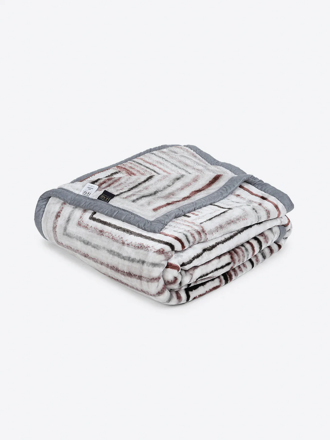 Printed Double Bed 1 Ply, 606 GSM Blanket for Mild Winter - (Denny PVC) - Image 5
