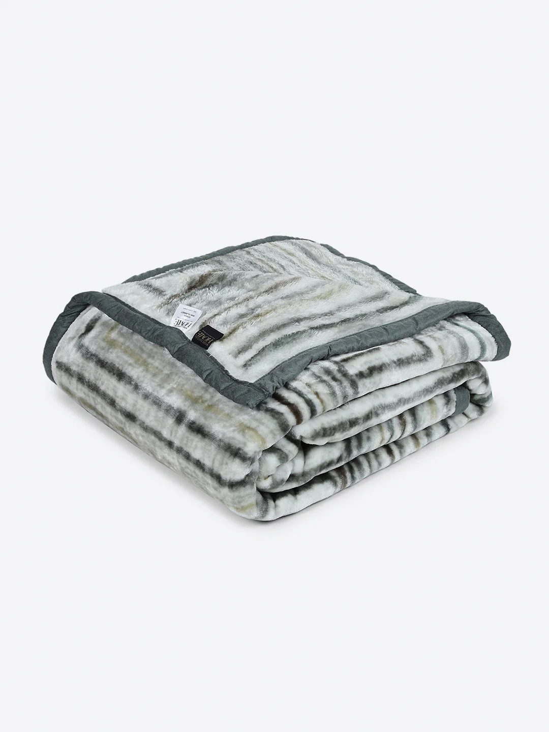 Printed Double Bed 1 Ply, 606 GSM Blanket for Mild Winter - (Denny PVC) - Image 5