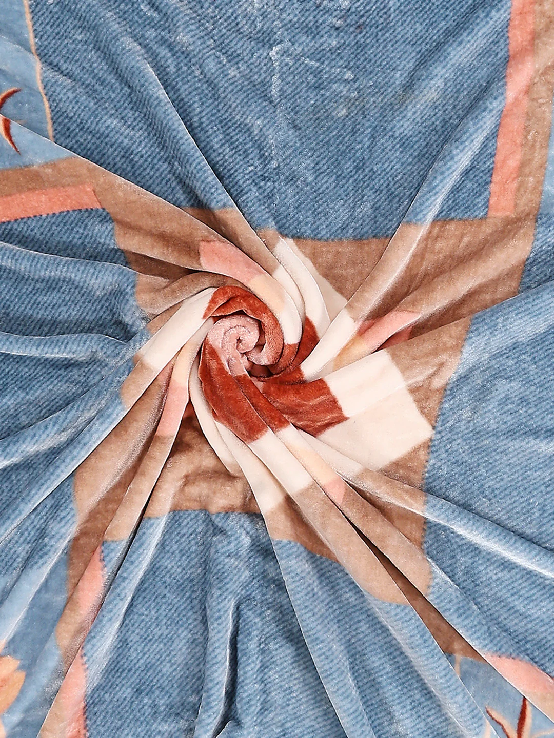 Printed Double Bed 1 Ply Blanket for Mild Winter - (Regal) - Image 7