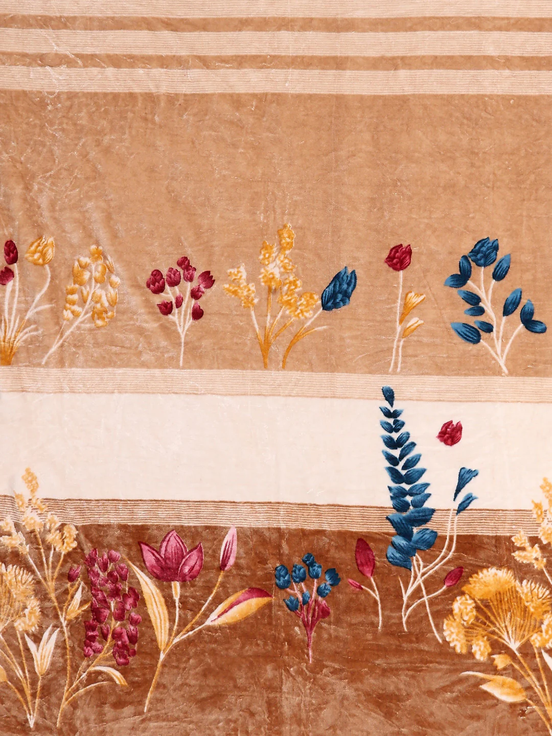 Printed Double Bed 1 Ply, 549 GSM Blanket for Mild Winter - (Roman Box) - Image 6