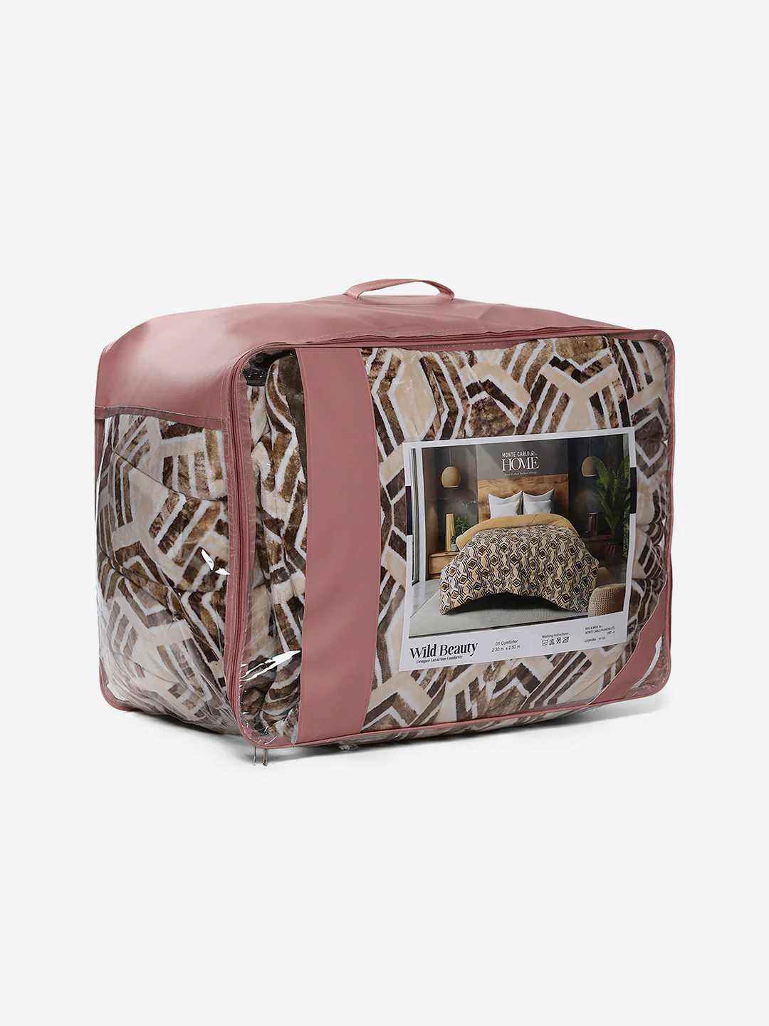 Printed Double Bed 1009 GSM Comforter for Winter - (Wild Beauty) - Image 8