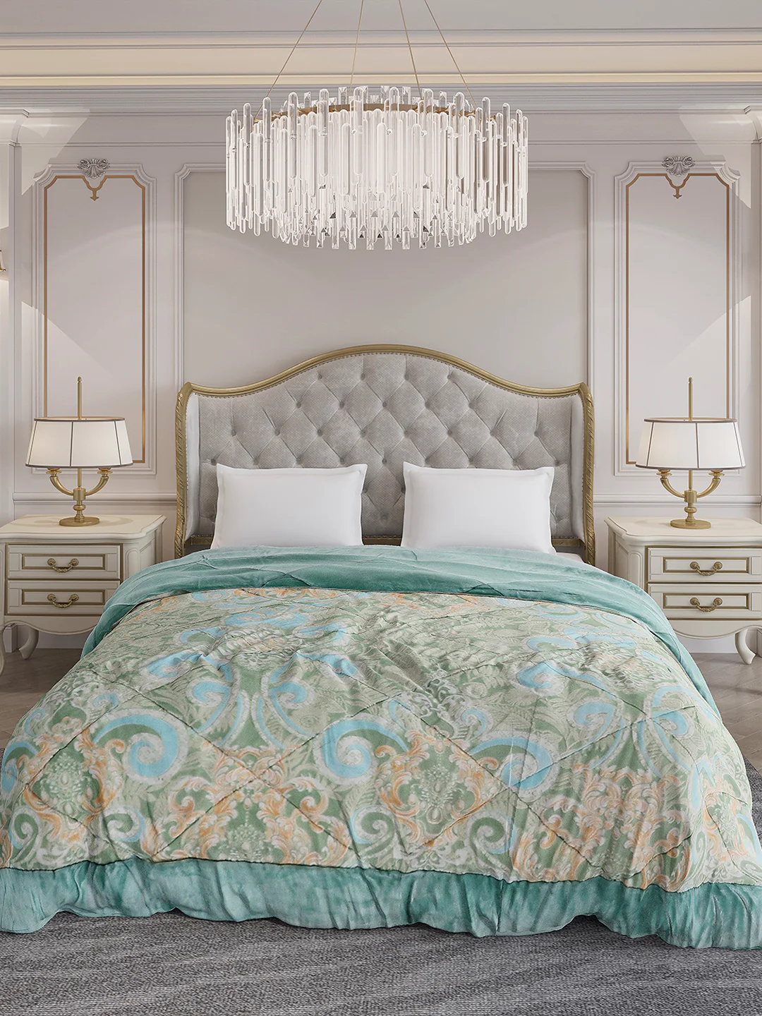 Printed Double Bed 1026 GSM Comforter for Winter - (Alia) - Image 2