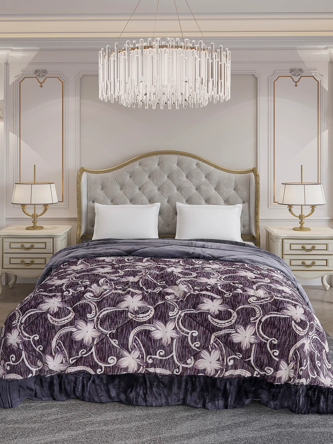Printed Double Bed 1026 GSM Comforter for Winter - (Alia) - Image 2
