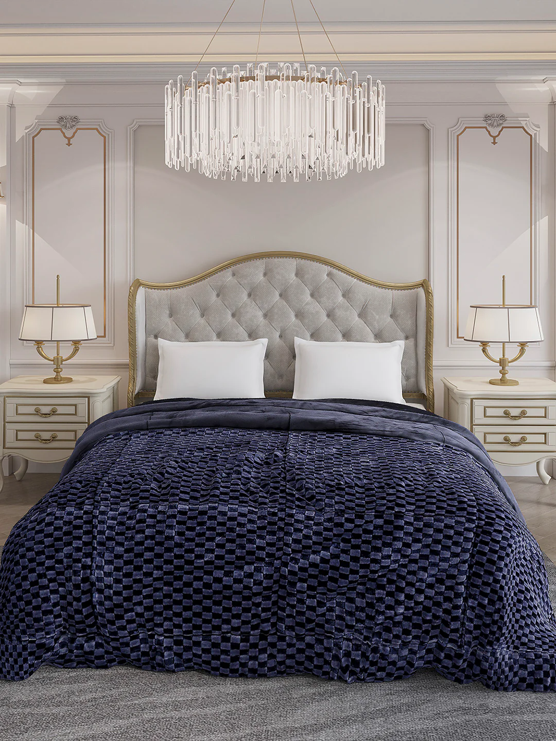 Printed Double Bed 1061 GSM Comforter for Winter - (Peterburg) - Image 2