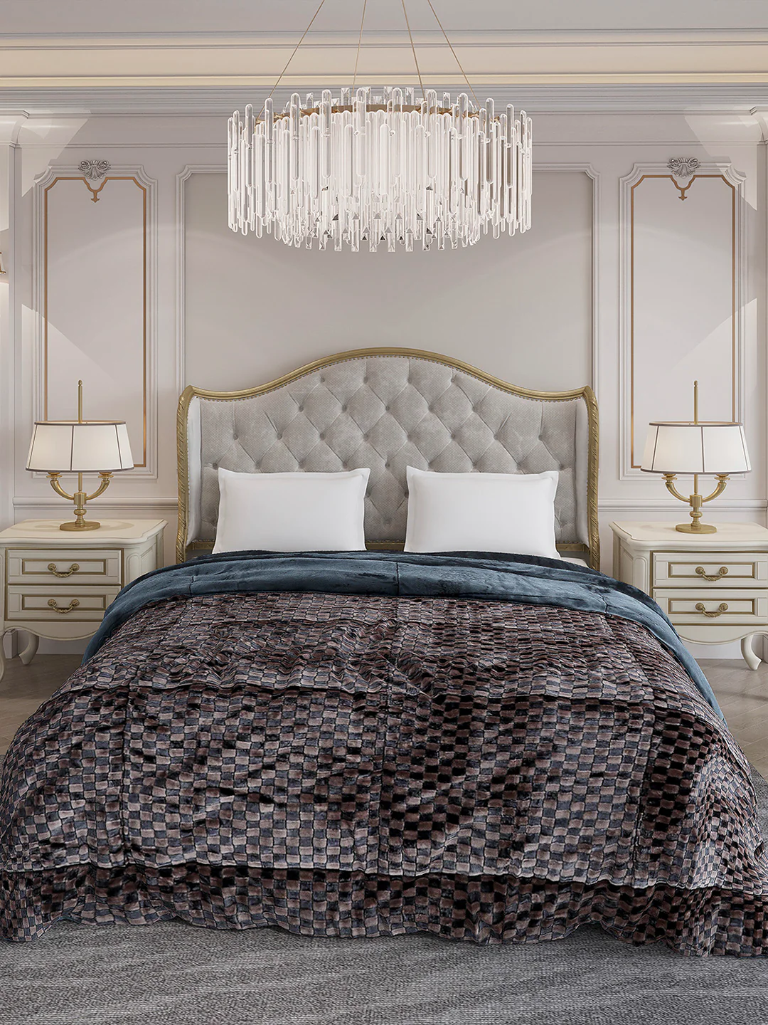 Printed Double Bed 1061 GSM Comforter for Winter - (Peterburg) - Image 2