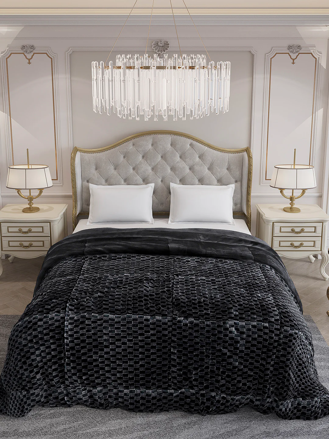 Printed Double Bed 1061 GSM Comforter for Winter - (Peterburg) - Image 3