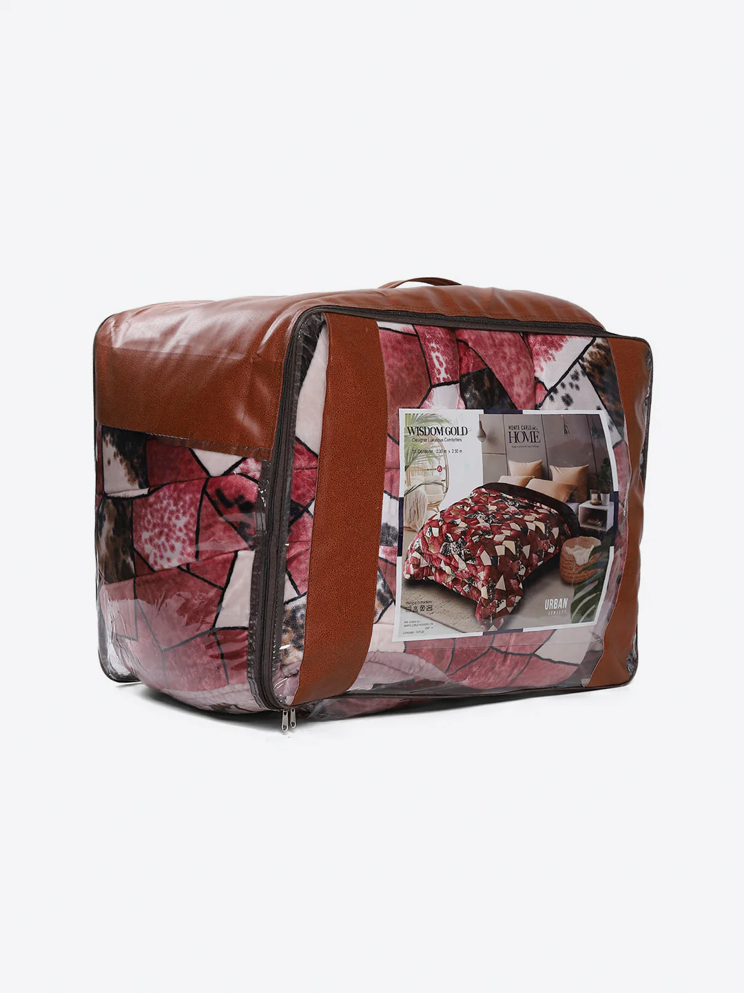 Printed Double Bed 1061 GSM Comforter for Winter - (Wisdom Gold) - Image 8