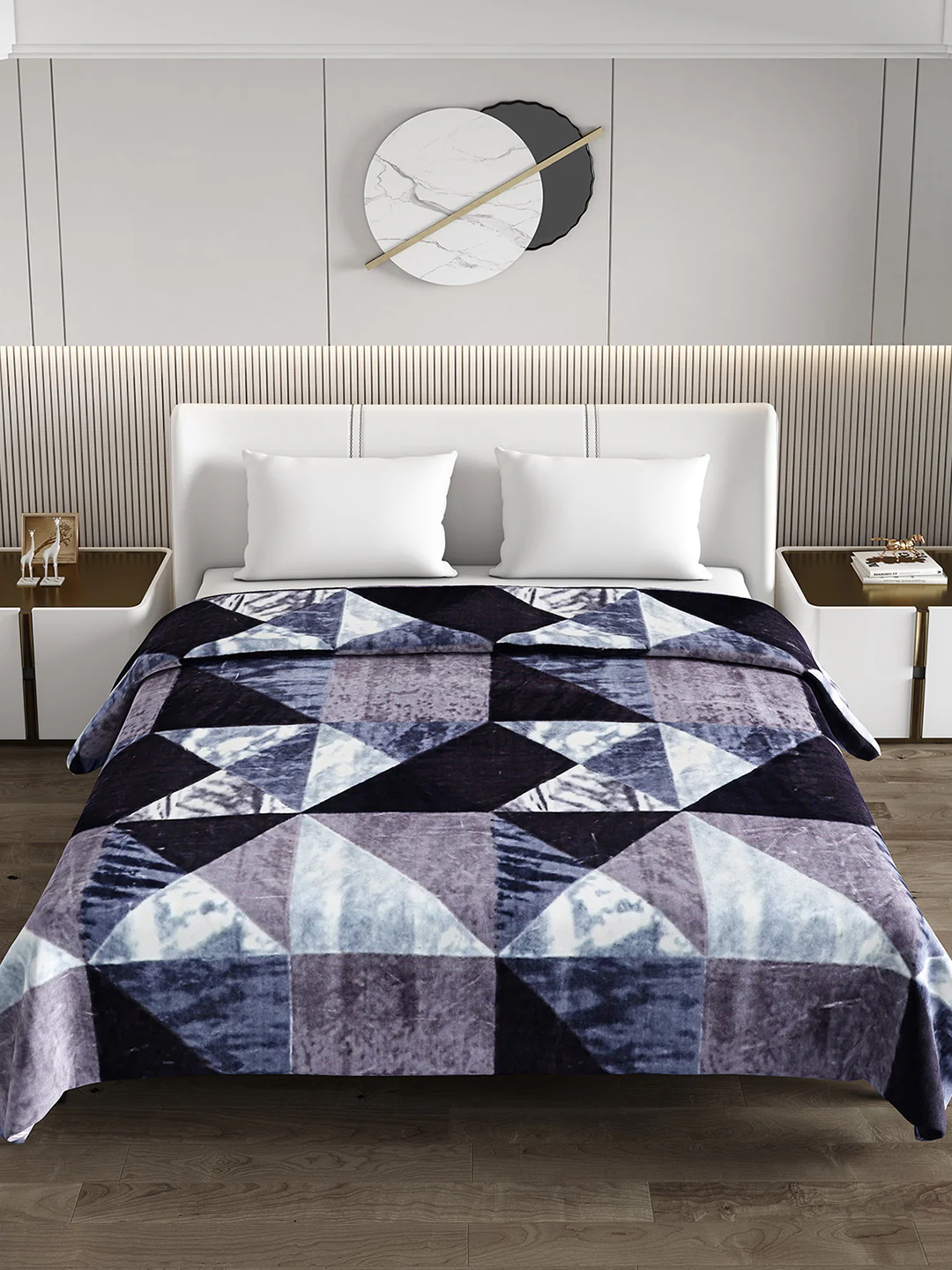 Printed Double Bed 1174 GSM Blanket Firdous 2 Ply (Weight 6.2 kg) - Image 3