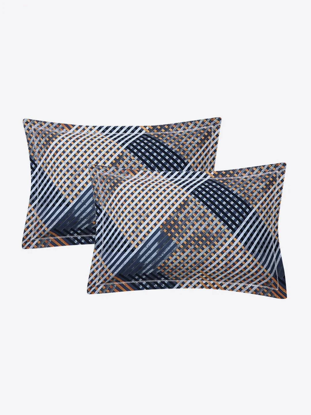 Printed Double Bed 130 GSM 4 Pc Bedding Set (1 Bedsheet, 1 AC Comforter & 2 Pillow Cover) - Image 11